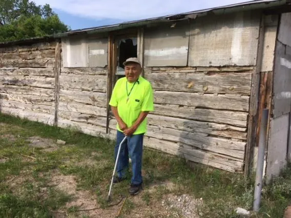 2018-monthly-june-letter__GeorgeLooksTwice_home elderly man in yellow shirt